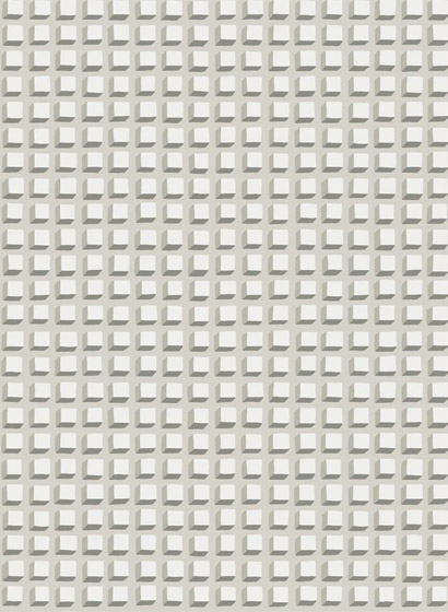 Tapete Mosaic - White & White