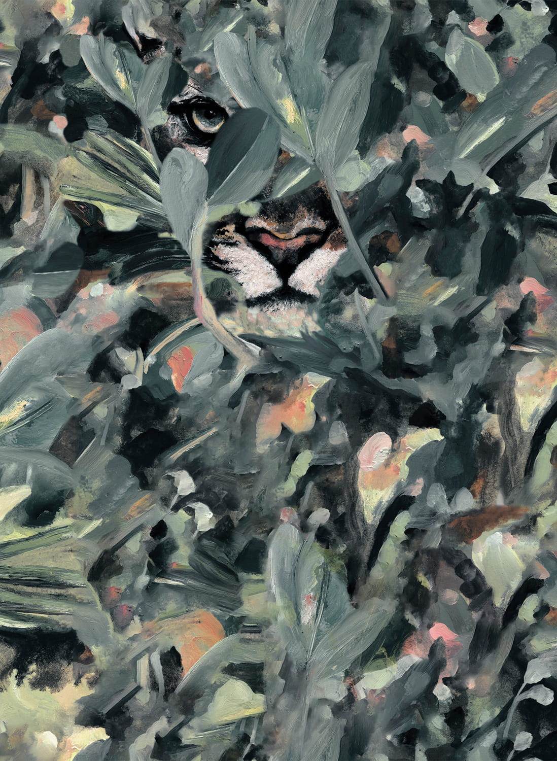 Tapete Hidden Puma - Night