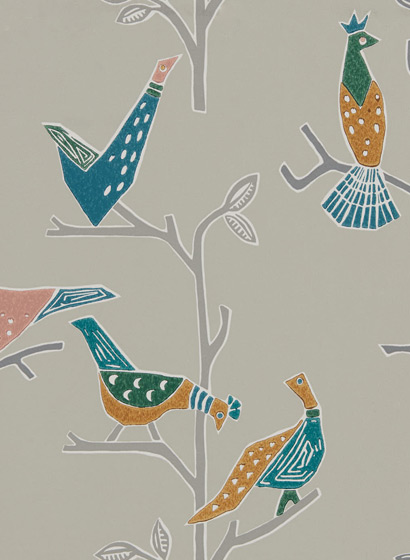 Tapete Passaro - Ginger/ Teal
