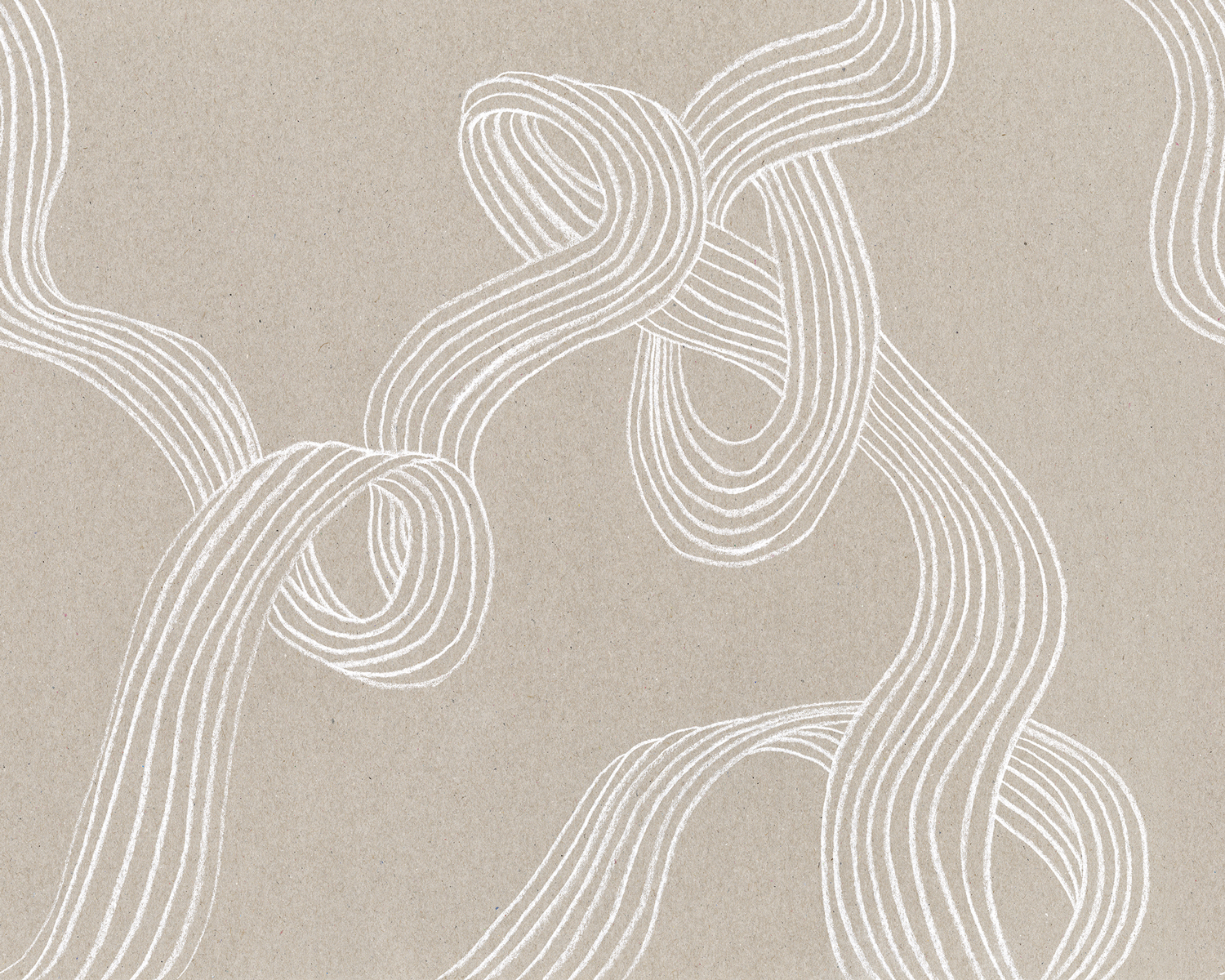 Wandbild Stripes - Sand