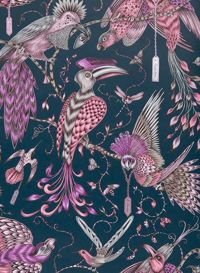 Tapete Audubon - Pink