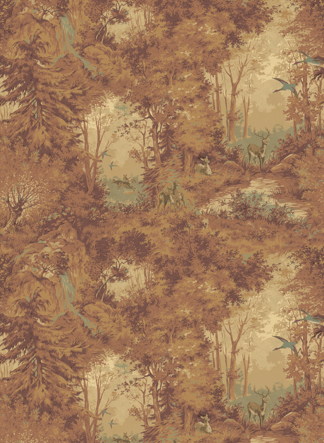 Tapete Mulberry Woodland - Autumn