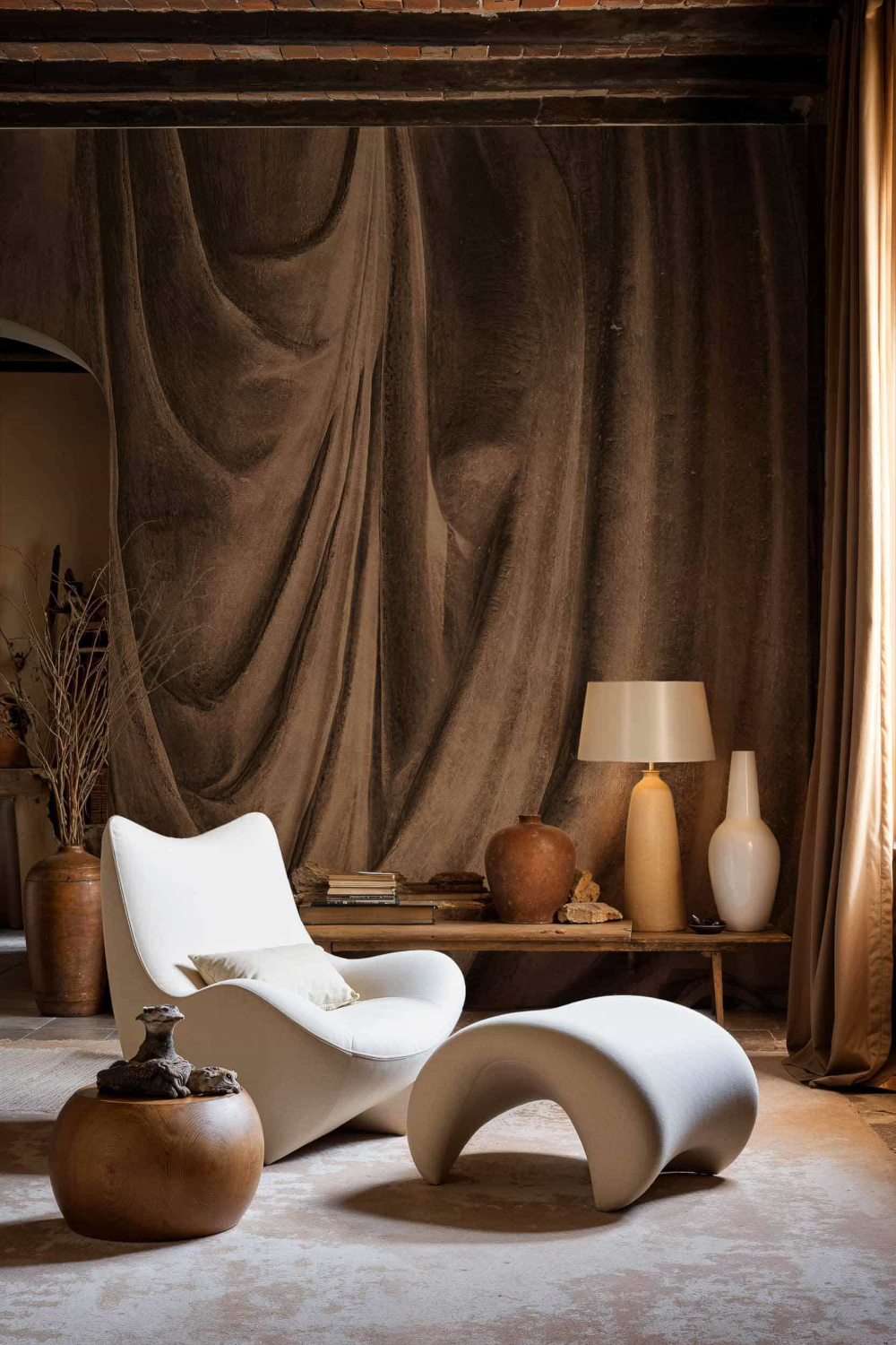 Wandbild Fold - Gold
