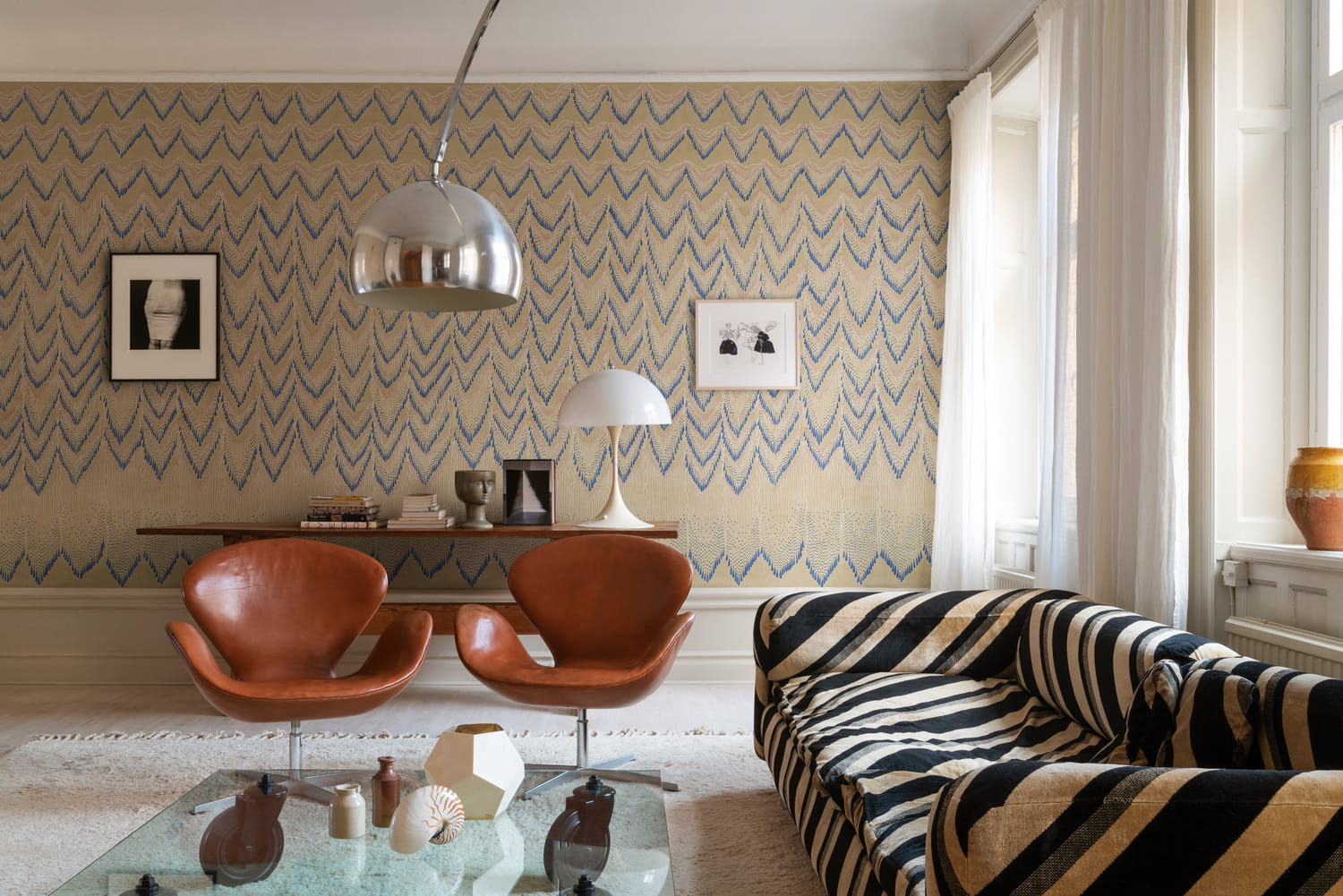 Wandbild Fringed Follies - Custard