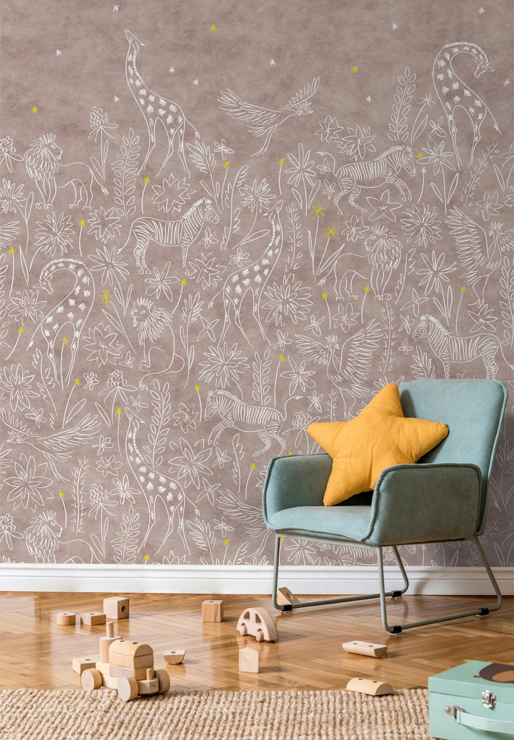 Wandbild Serengeti - Jour