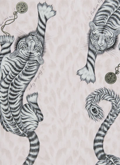Tapete Tigris - Pink