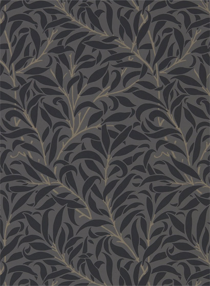 Tapete Pure Willow Bough - Charcoal/ Black