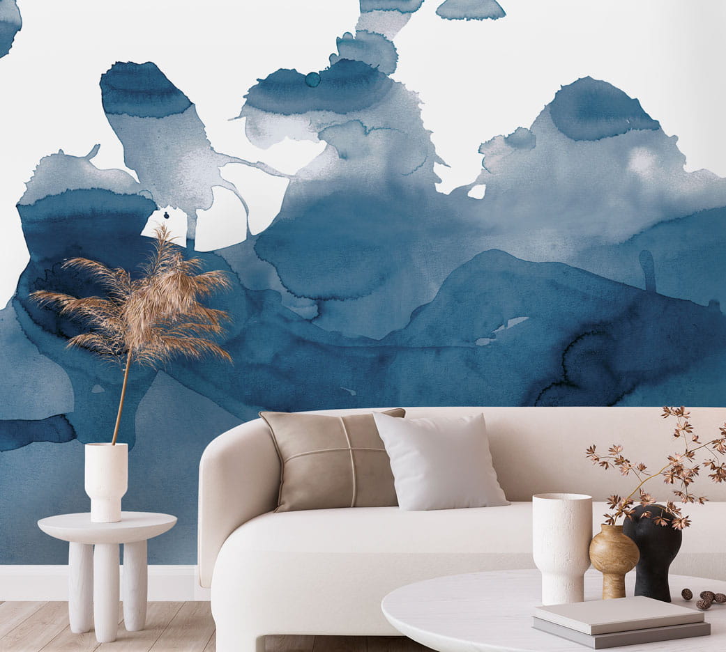 Wandbild Fuse - Cobalt