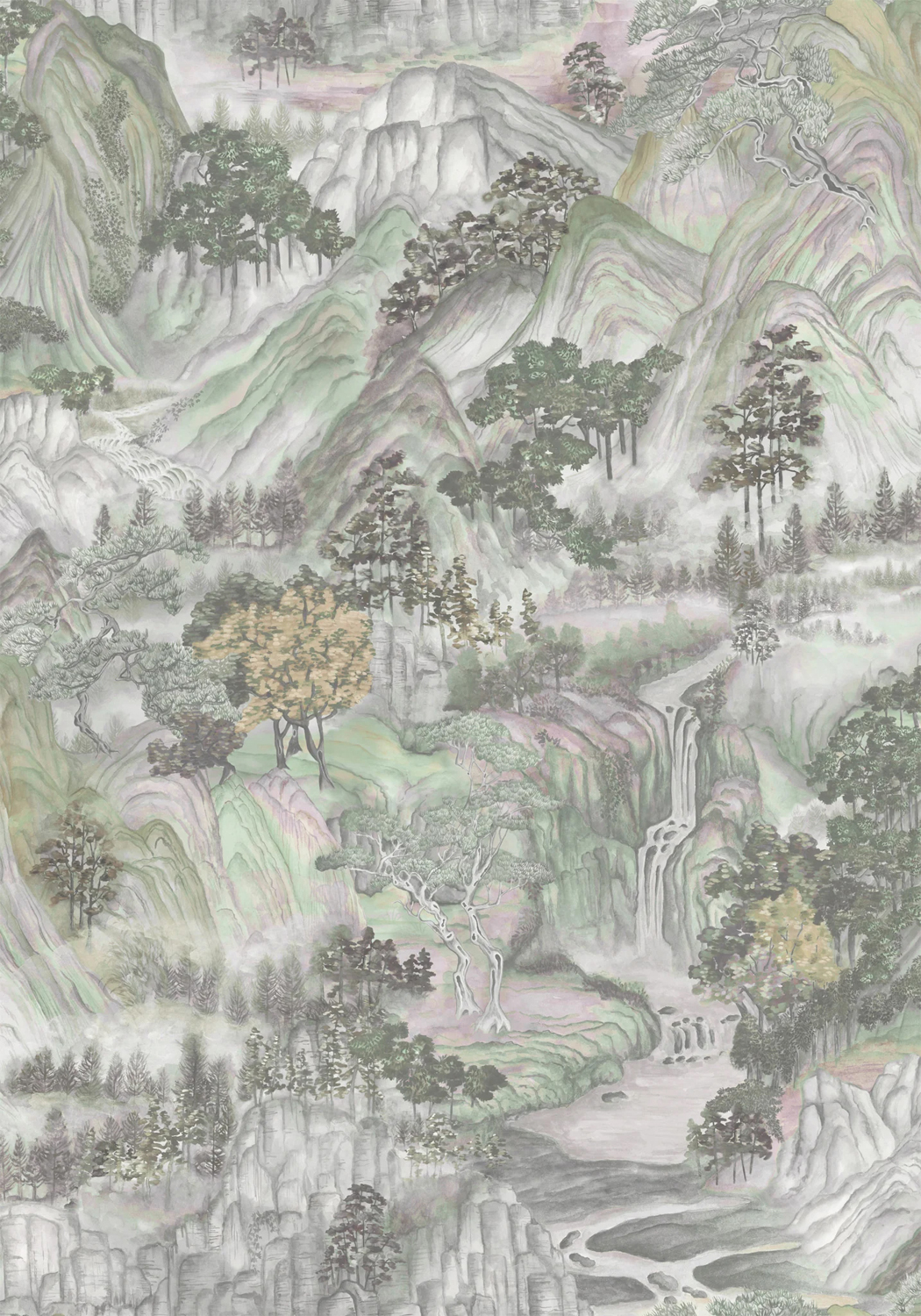 Tapete Mountainscape - Iridescent