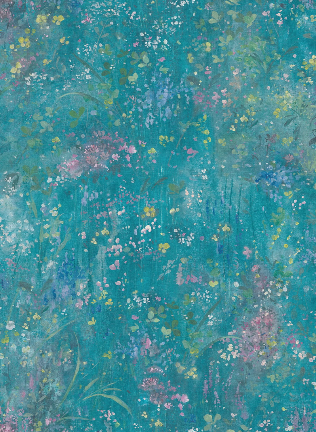 Wandbild Juni - Teal