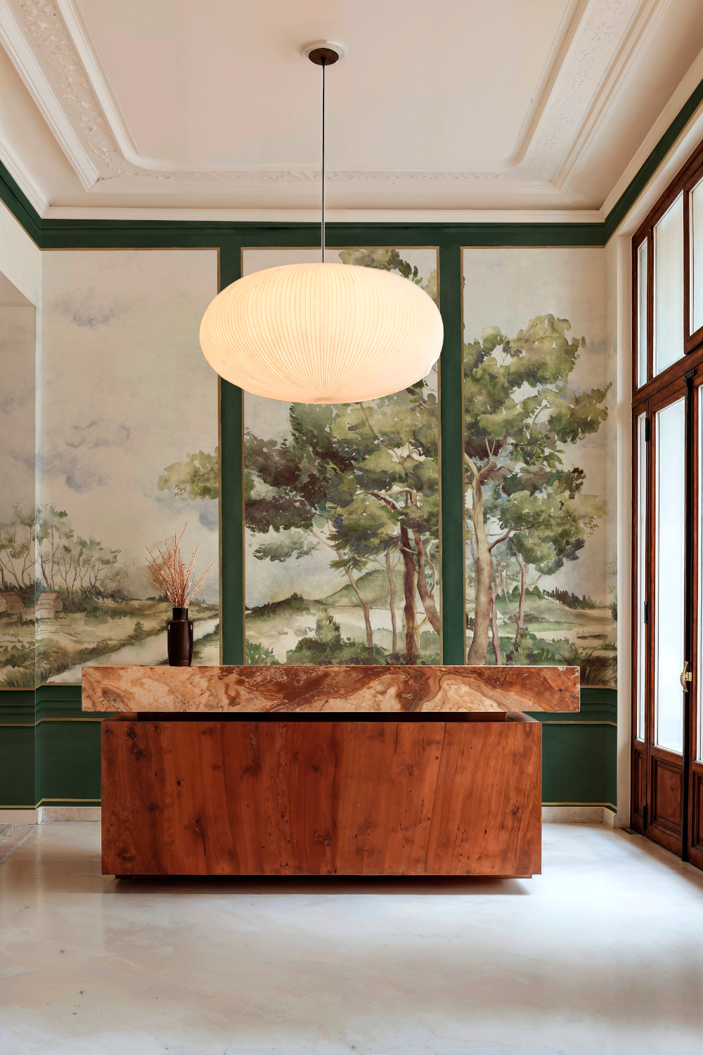 Wandbild Damaskus View - Emerald