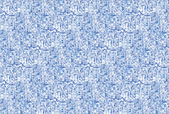 Wandbild I'm Blue - 10 Drops
