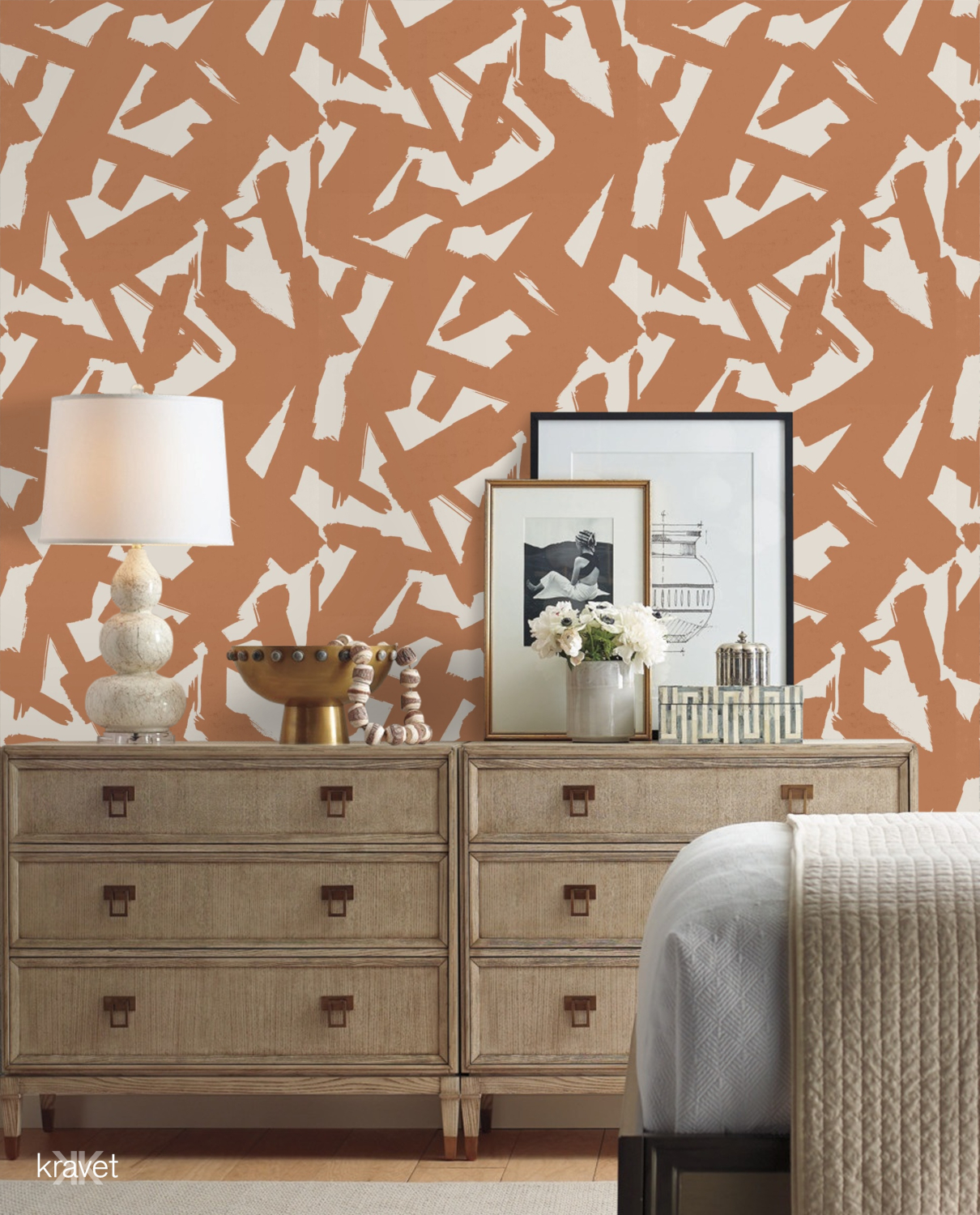Tapete Bold Lines - Clay