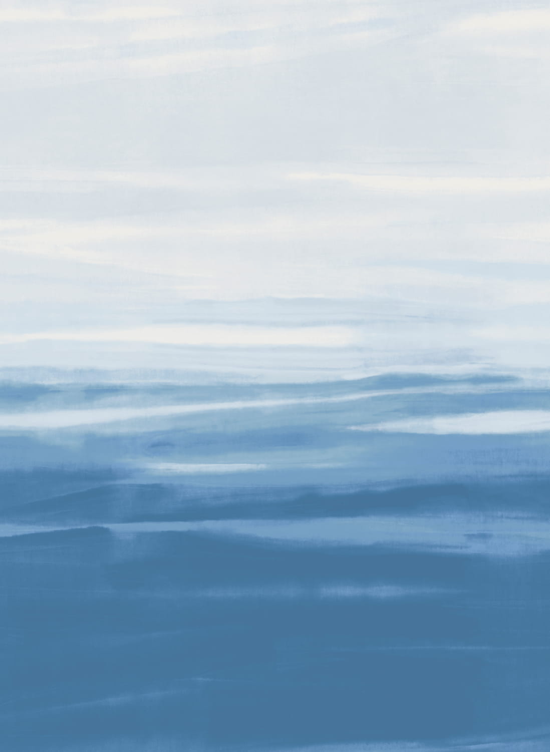 Wandbild Manzara - Wild Water/ Exhale