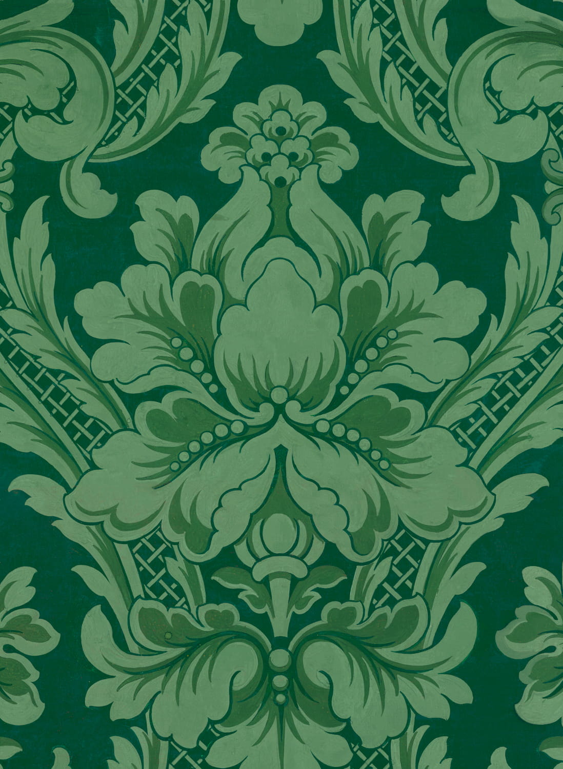 Tapete Venetian Damask - Emerald