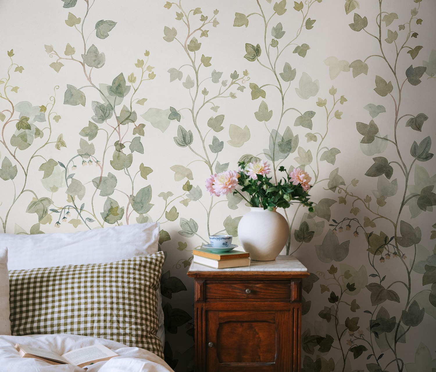 Wandbild Ivy - green