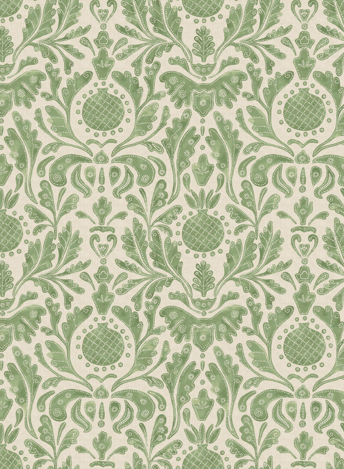 Tapete Castellane - green