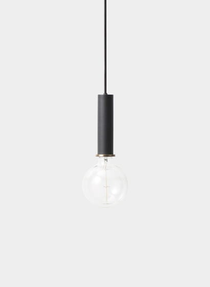 Sockel Pendelleuchte High - Black