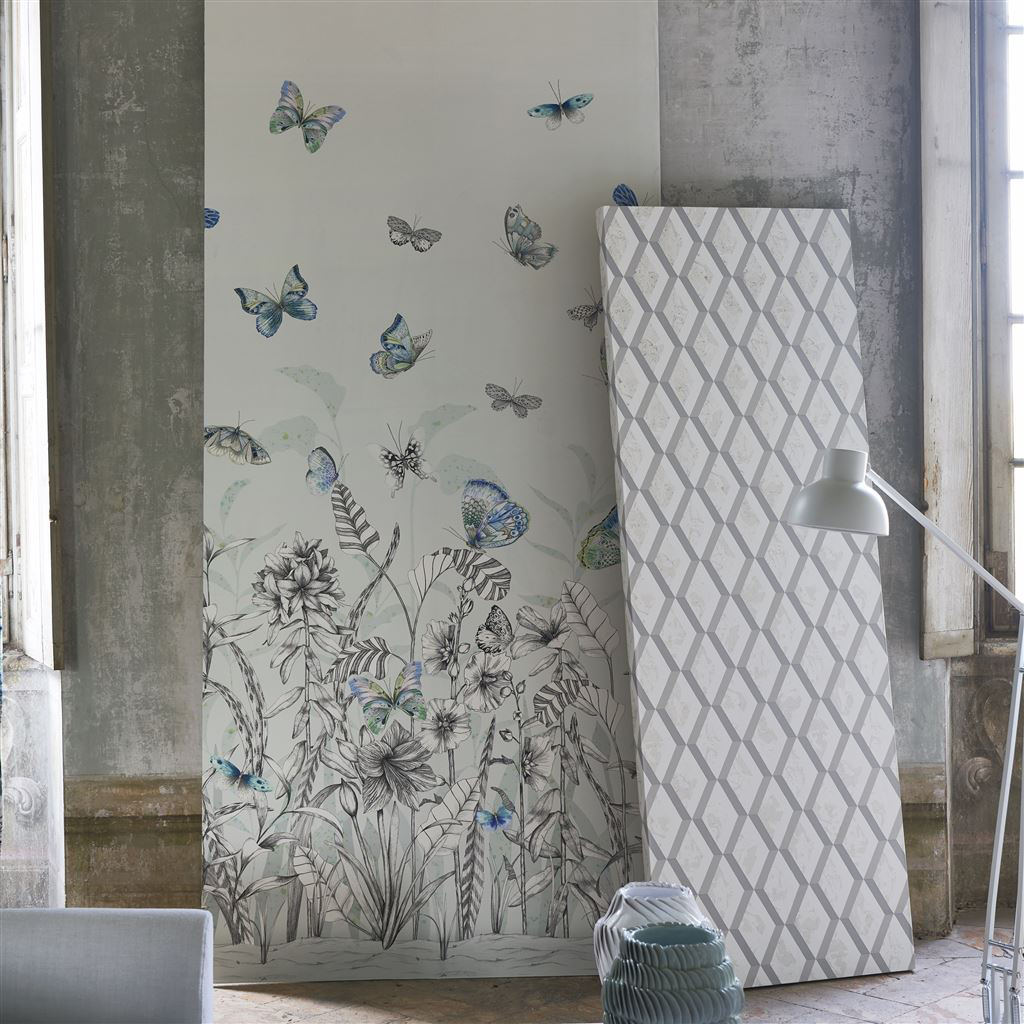 Wandbild Papillons - Eau de Nil