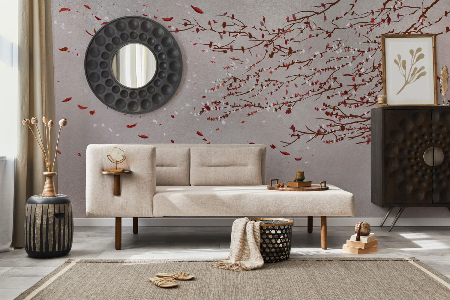 Wandbild Eolia Metallics - Silver