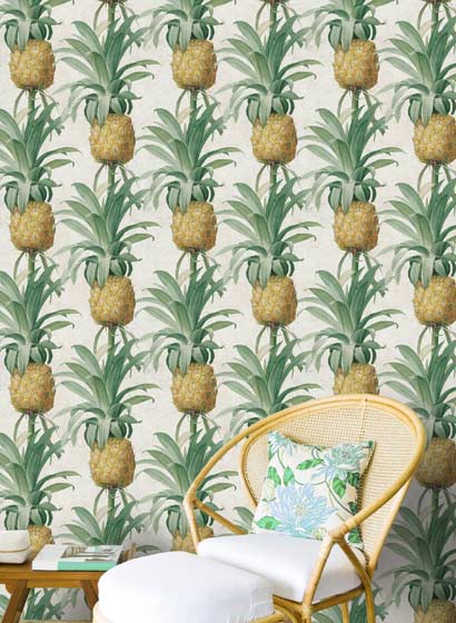 Papier peint Ananas