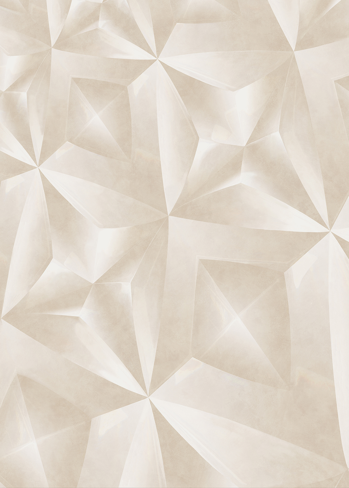 Wandbild Crystal - Pearl Left