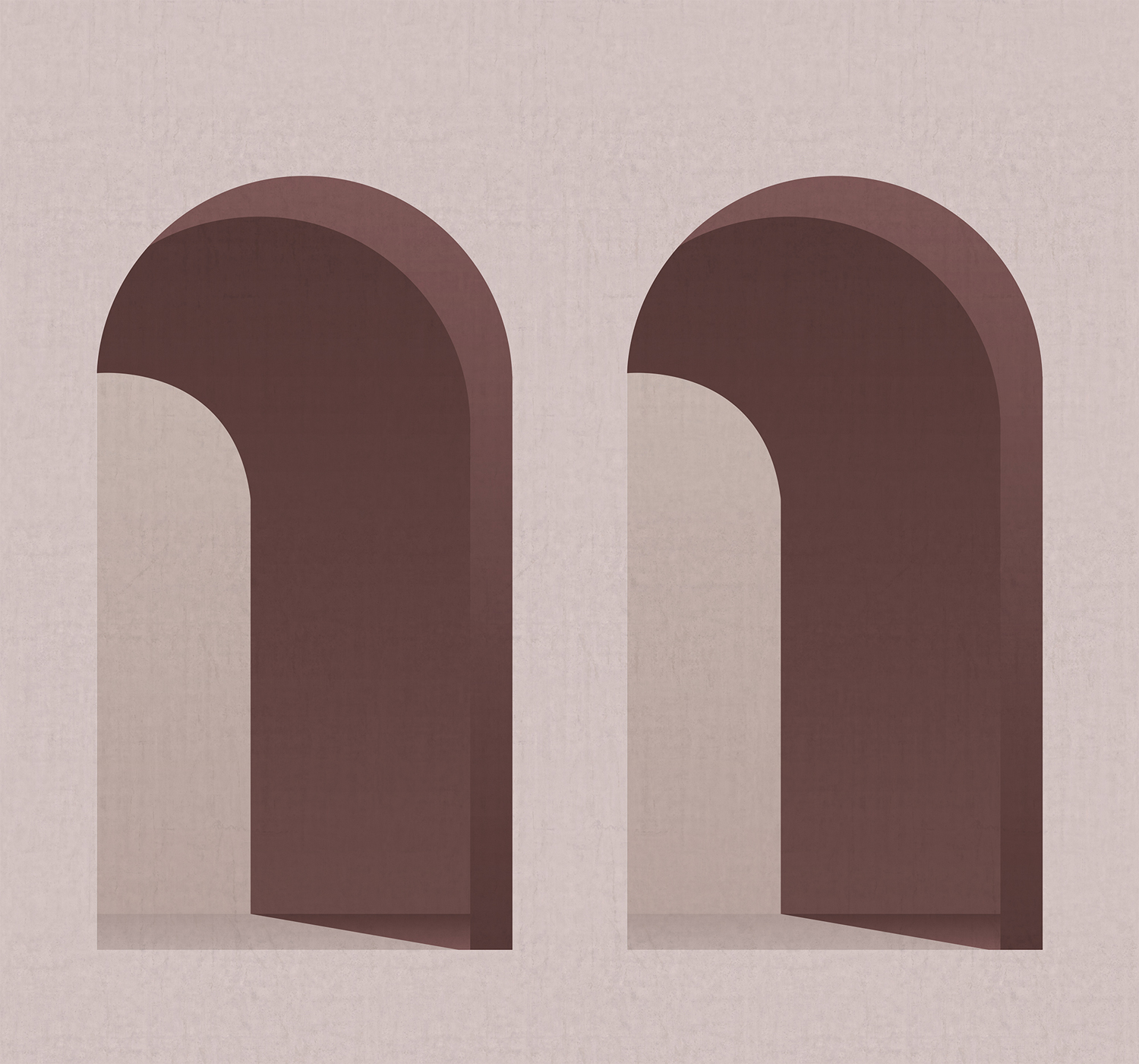Wandbild Arch - Pink