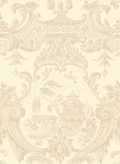 Tapete Chippendale China - Stone