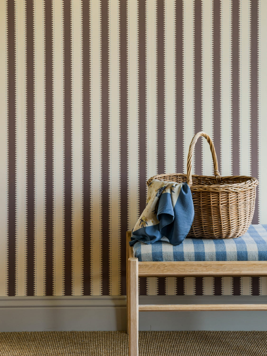 Tapete Jagged Stripe - Marron