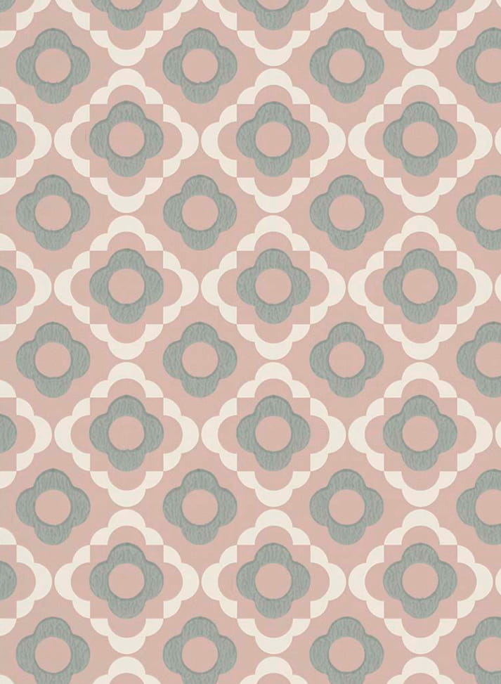 Tapete Quatrefoil - Plaster