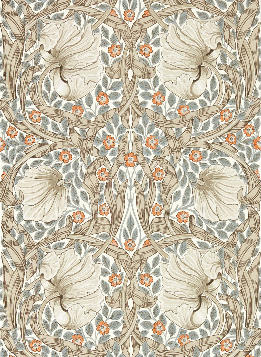 Tapete Pimpernel - Linen/ Coral