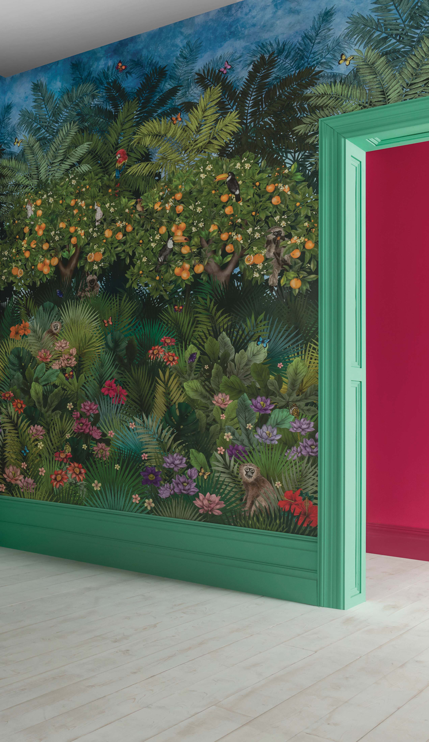 Wandbild Orange Grove - Multi