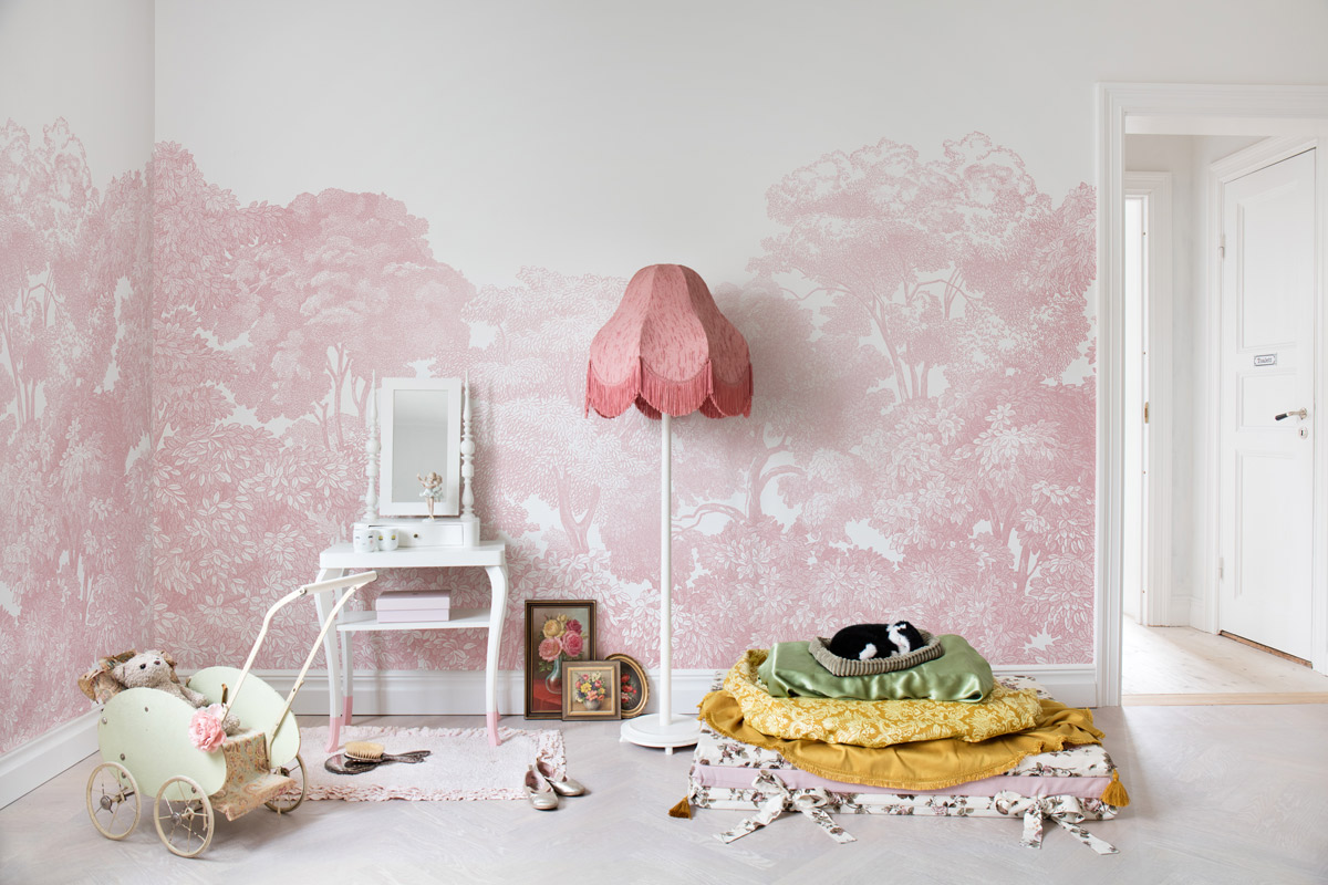 Wandbild Bellewood - Pink