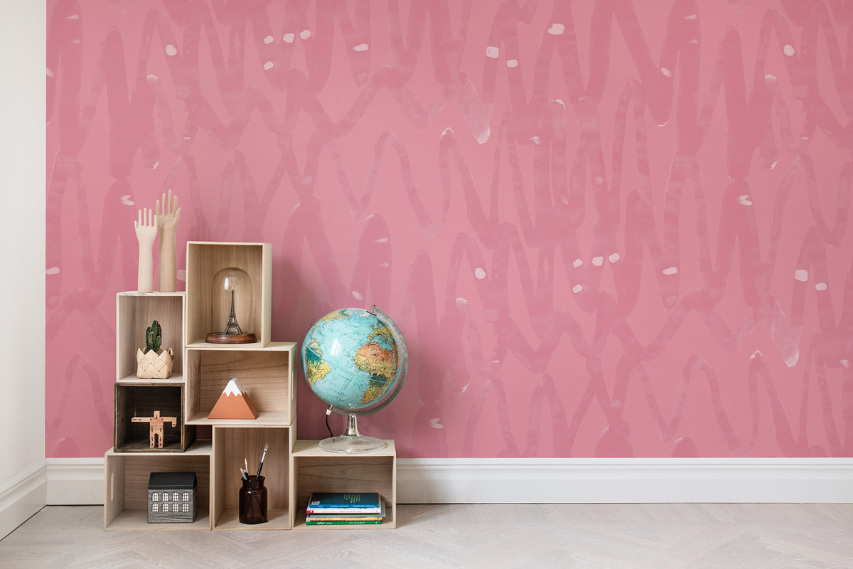 Wandbild Pulse of Passion - Pink