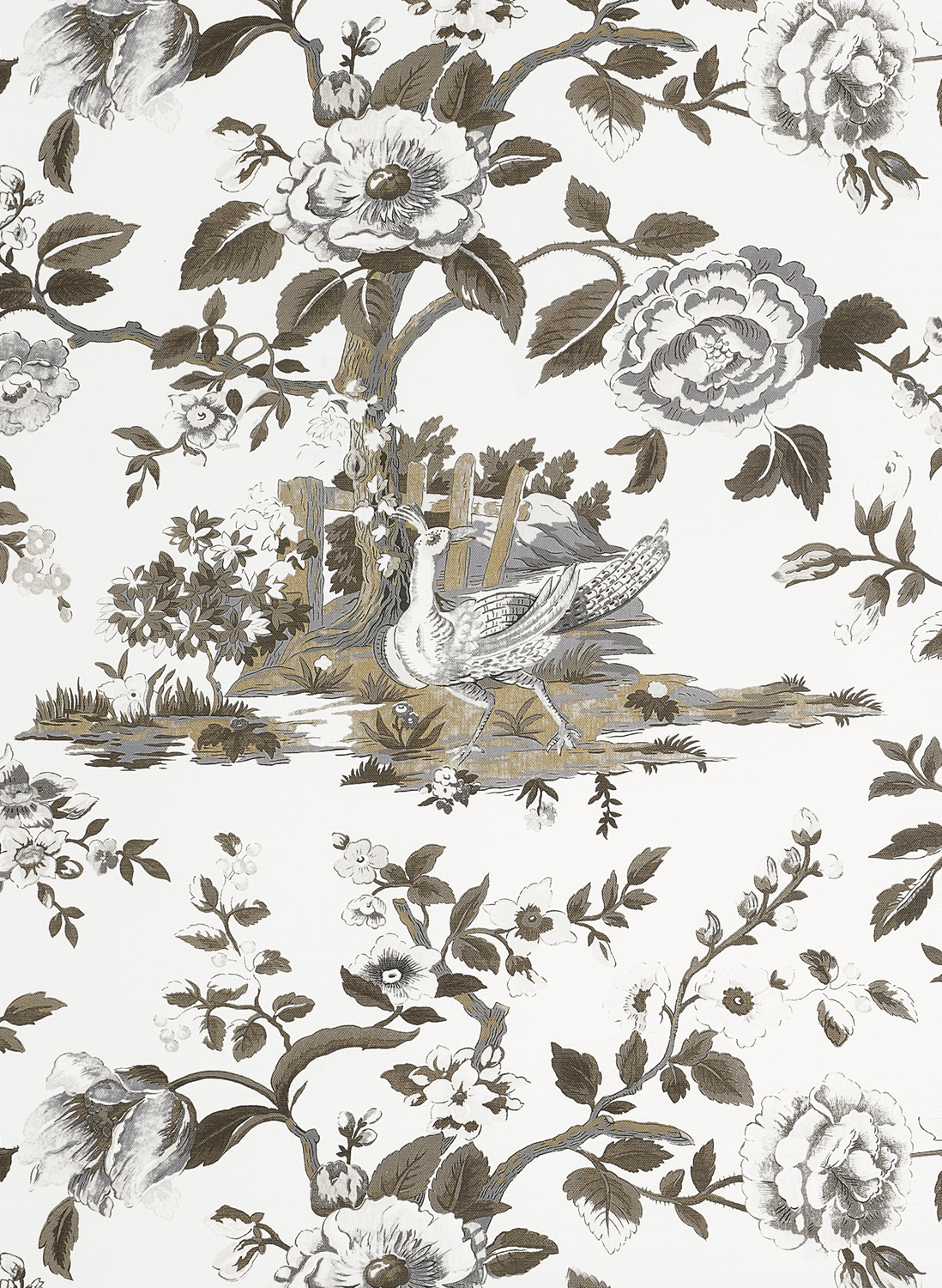 Tapete Forest Lodge - Brown and White