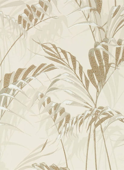 Tapete Palm House - Linen/ Gilver