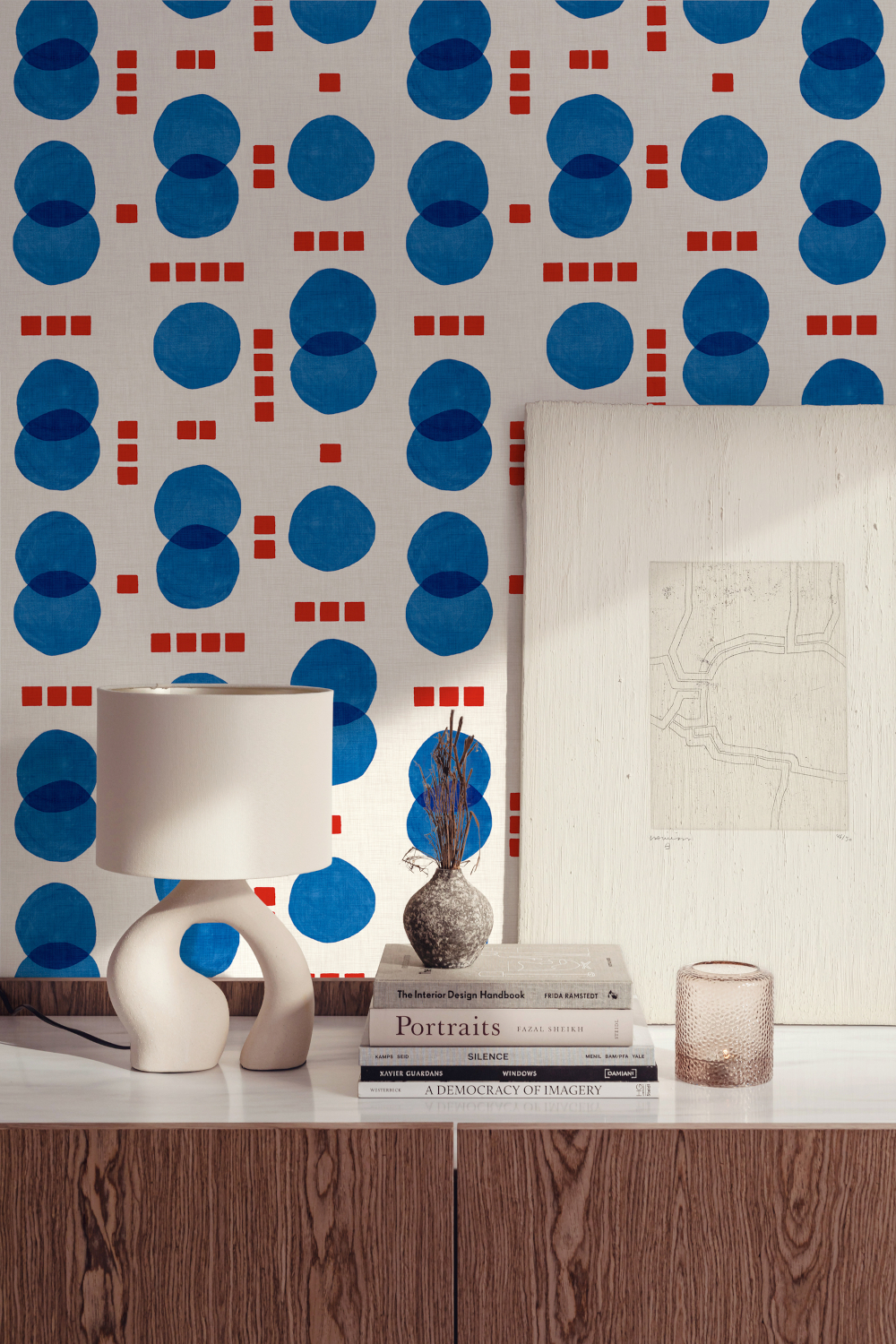 Tapete Rebel Dots - Blue