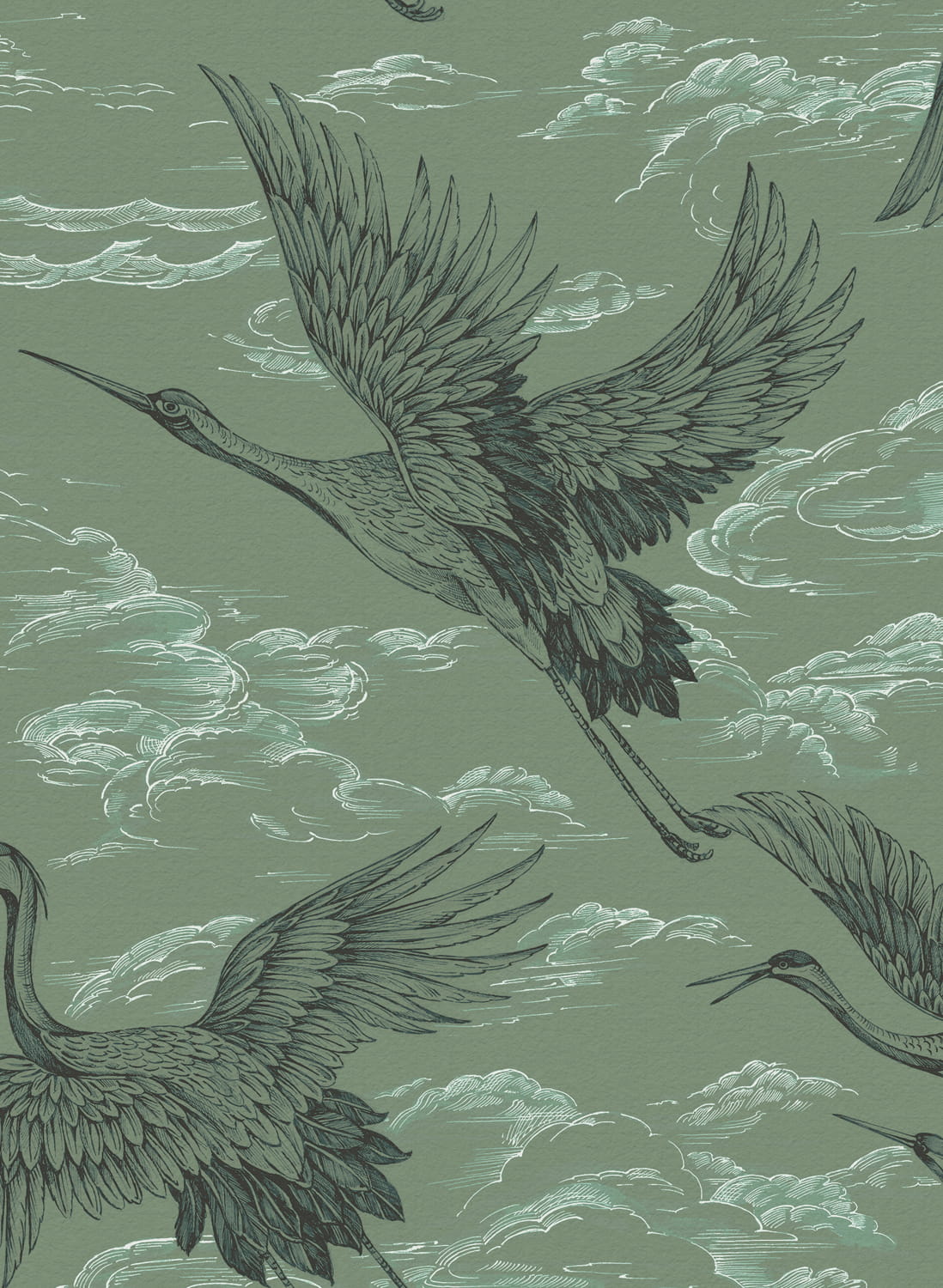 Tapete Imperial Ibis - Jade