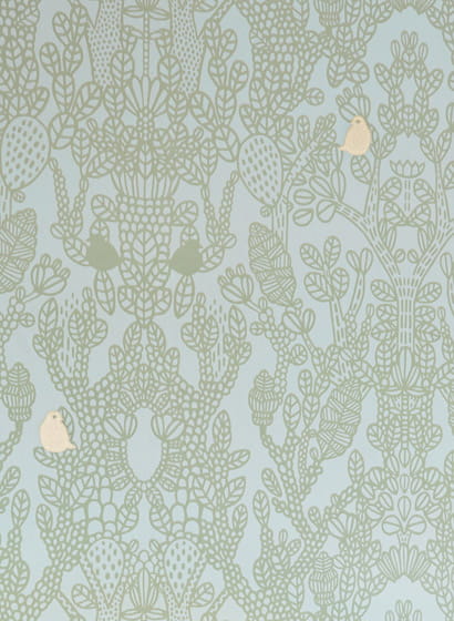 Tapete Amelie - Dusty Green/ Turquoise