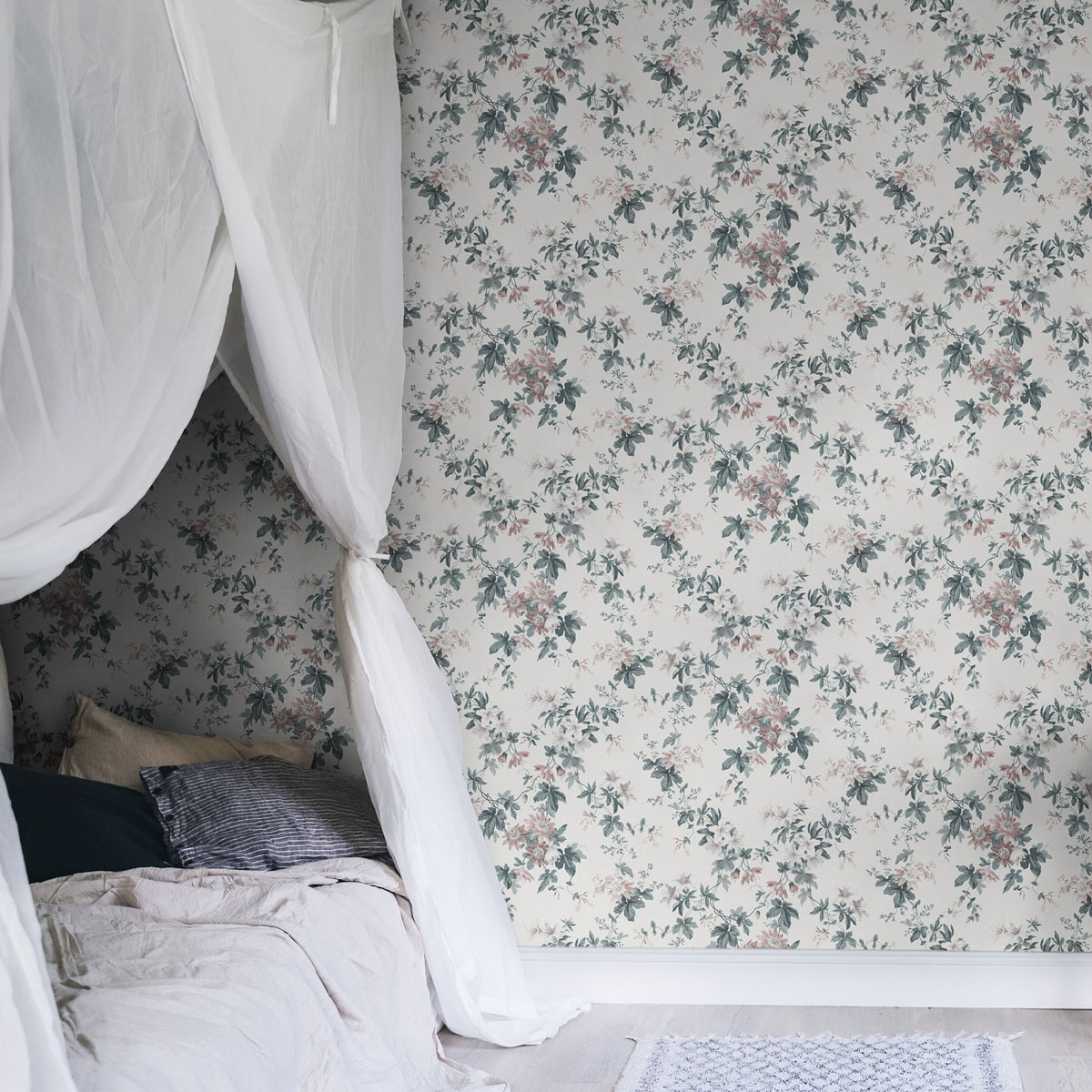 Wandbild Sandra - Powder White
