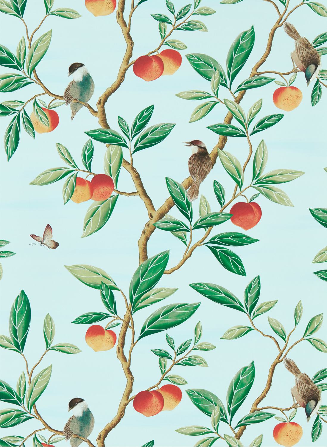 Tapete Ella - Fig Leaf/ Nectarine
