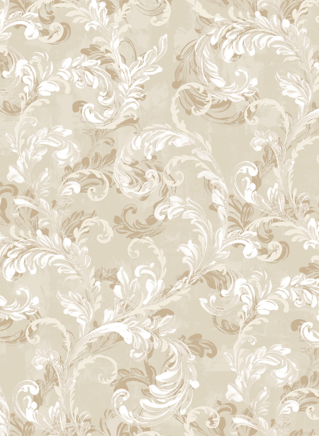 Tapete Byzantine Damask - Stone