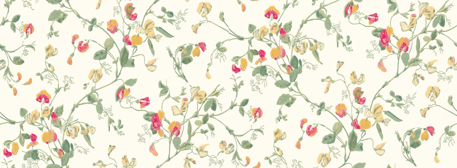 Tapete Sweet Pea - Pink & Yellow