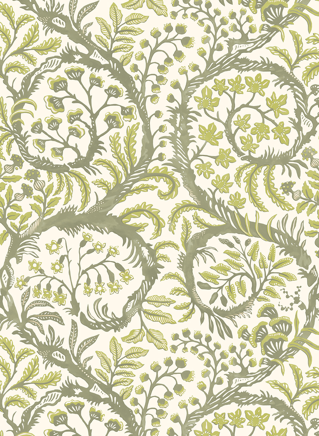 Tapete Butterrow - green