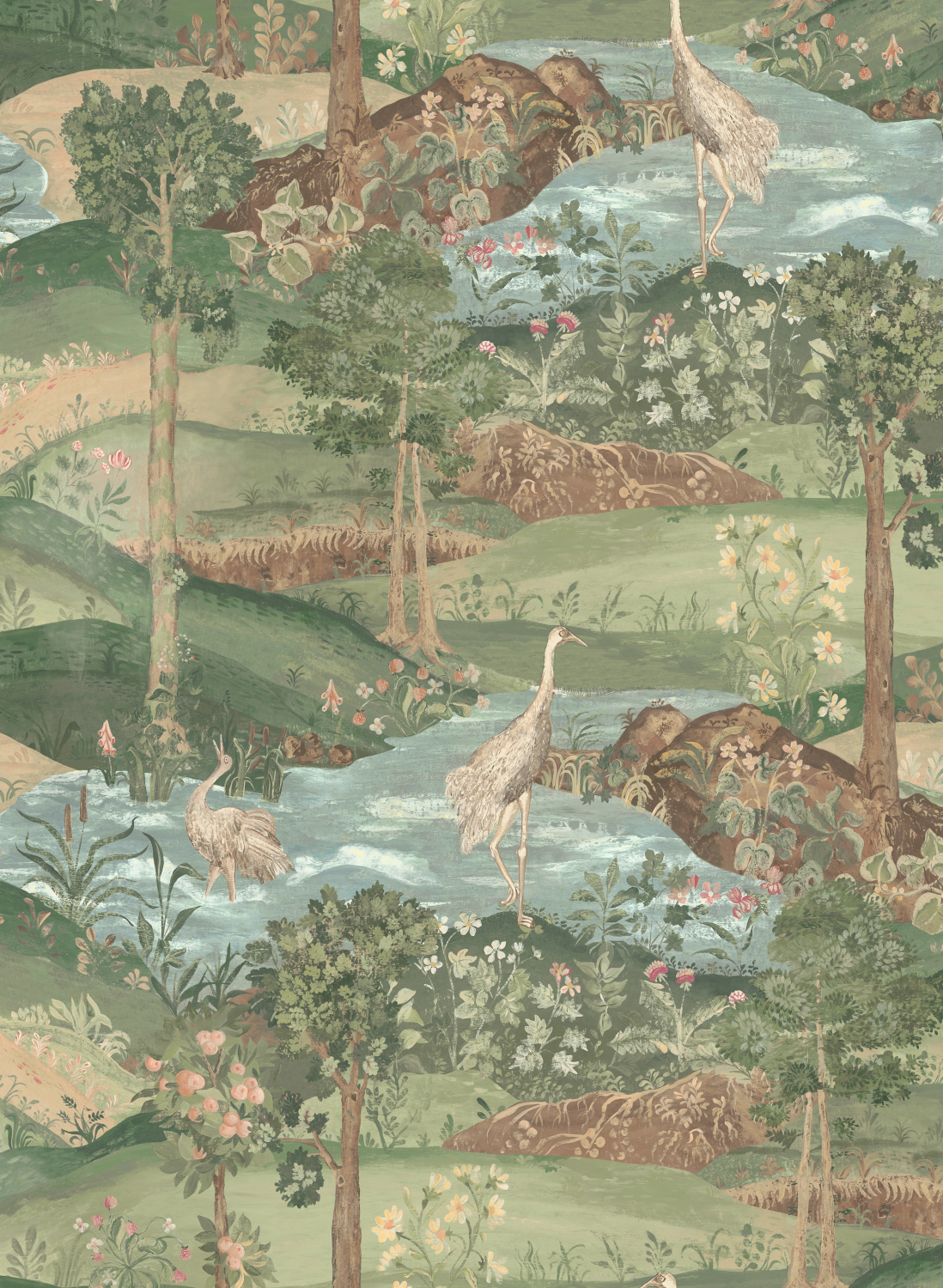 Tapete Palace Tapestry - Royal Green
