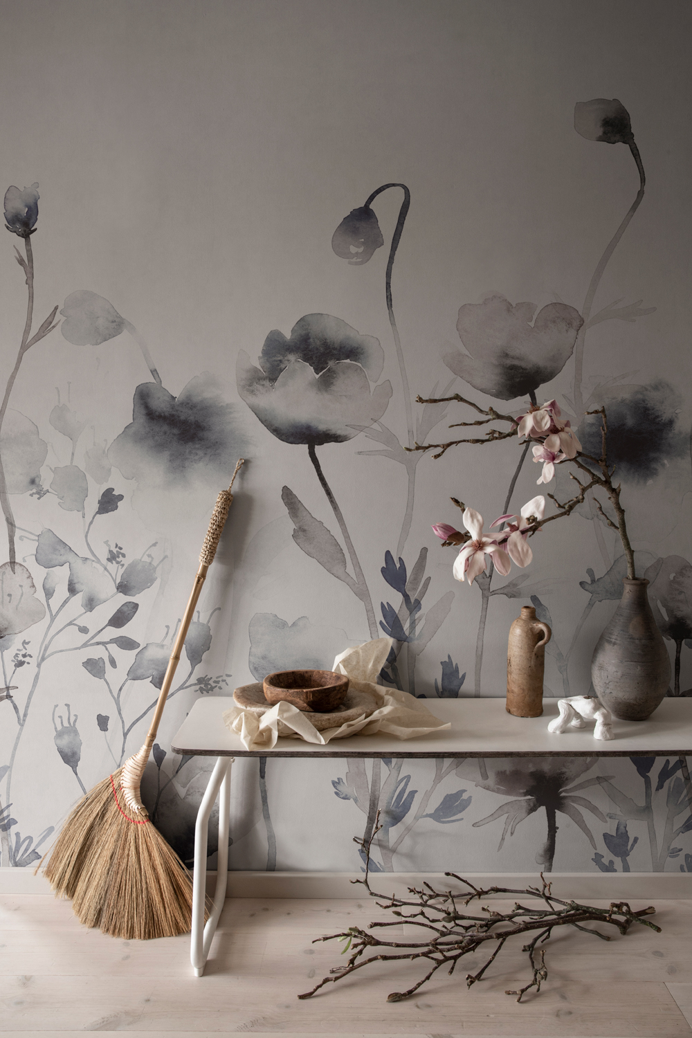 Wandbild Morängen - Indigo Blue