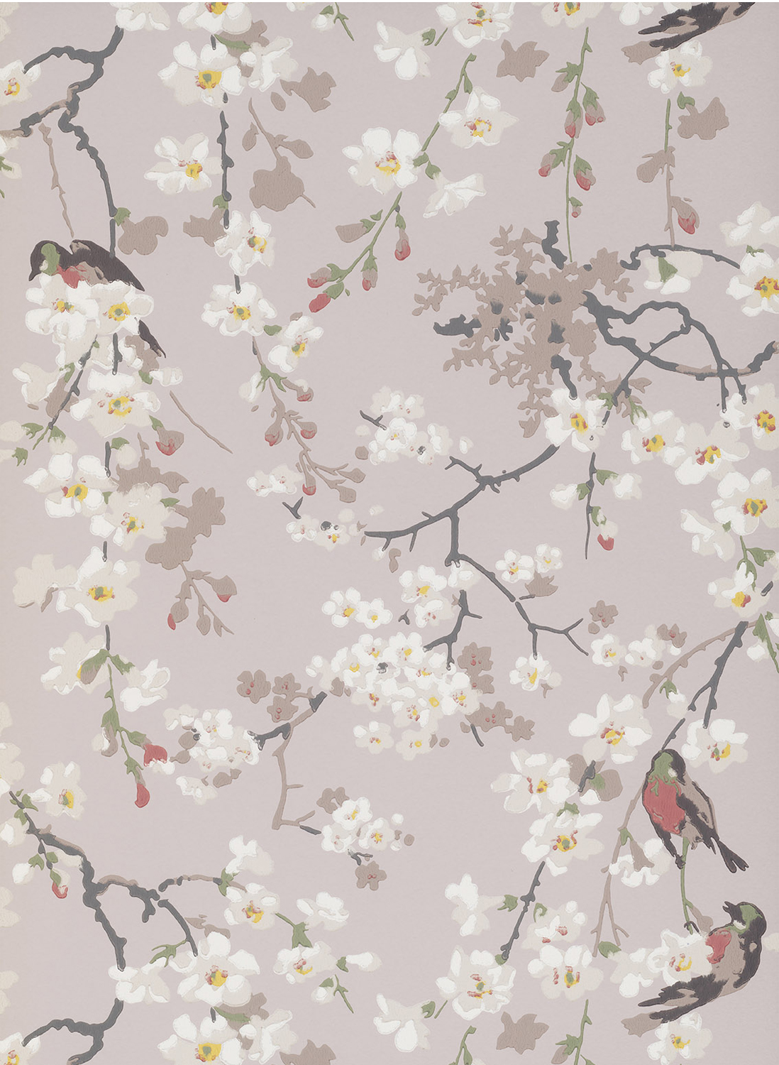 Tapete Massingberd Blossom - Grey