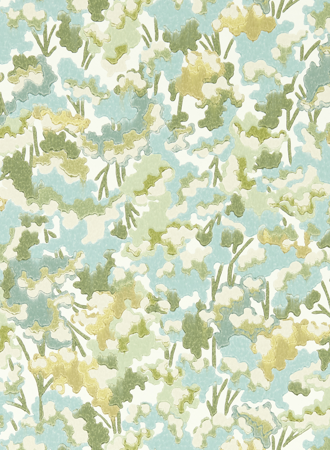 Tapete Tree Tops - Honey/ Clover/ Sky