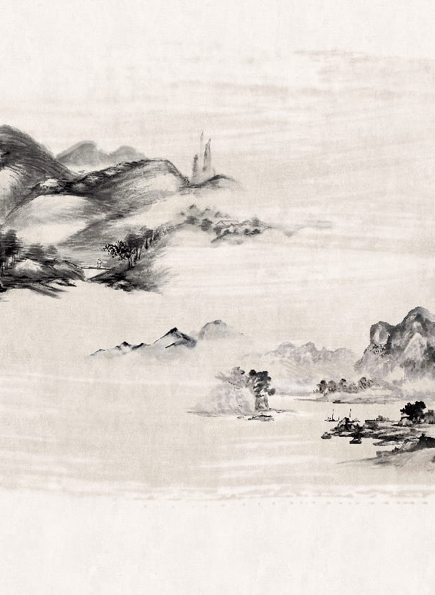 Wandbild Kawa - Black Ink Panel 3