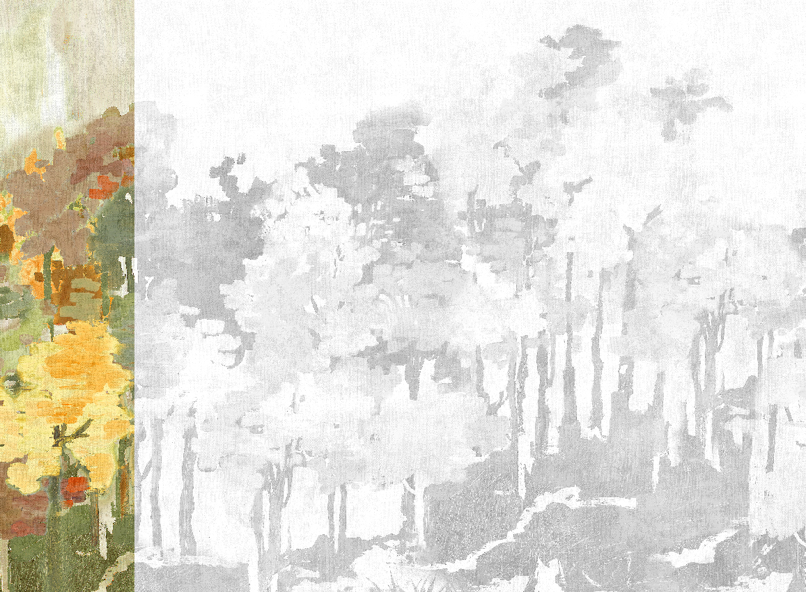 Wandbild Funes - Autumn Panel 1